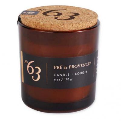 Pre de Provence No.63 Men's Soy Candle with Lid On